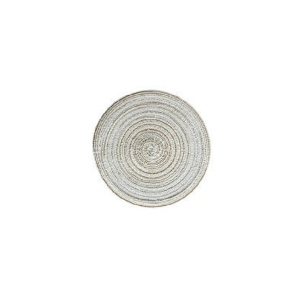 Manteles individuales de fibra de ramio crema S