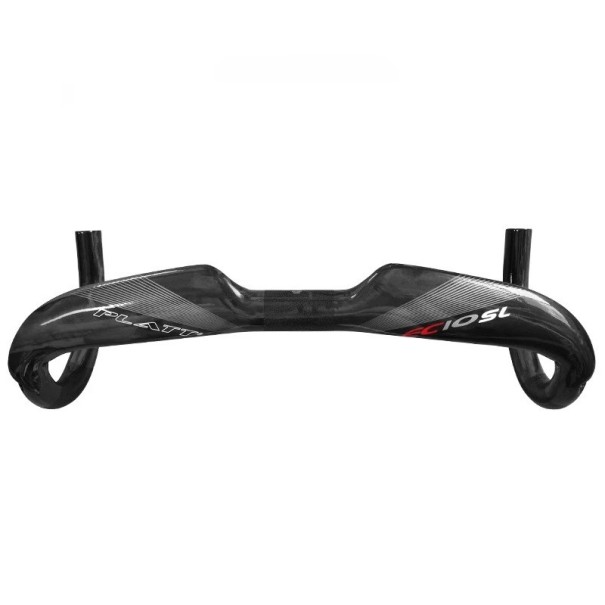 Manubri in carbonio da strada 380 mm drop bar carbonio neri 31,8 mm di fissaggio forma ergonomica costruzione leggera per bicicletta da strada 1