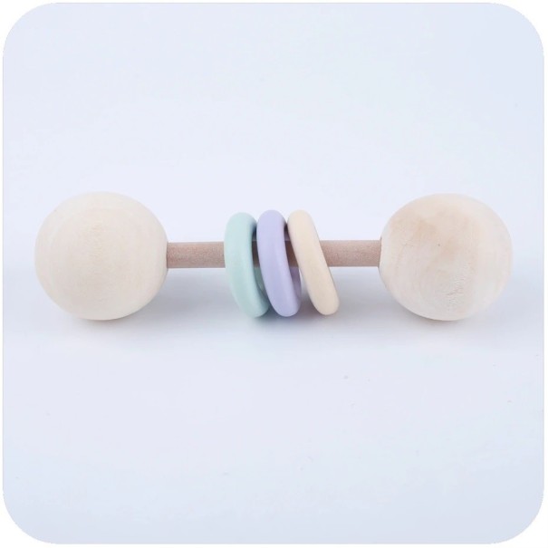 Manubrio in legno con anelli in silicone J1910 3