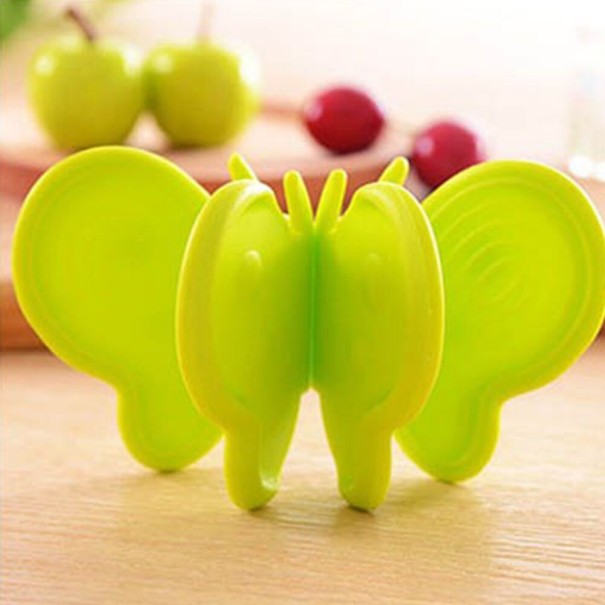 Mănușă din silicon în formă de fluture verde