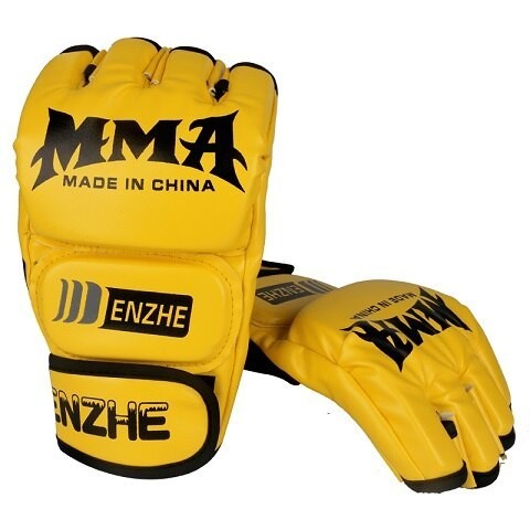 Mănuși MMA galben