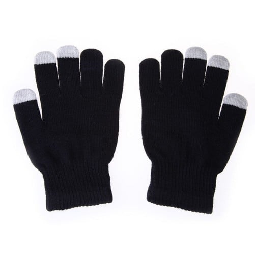 Mănuși pentru ecrane tactile negru