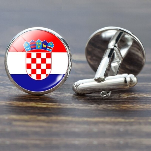 Manžetové gombíky vlajka 14