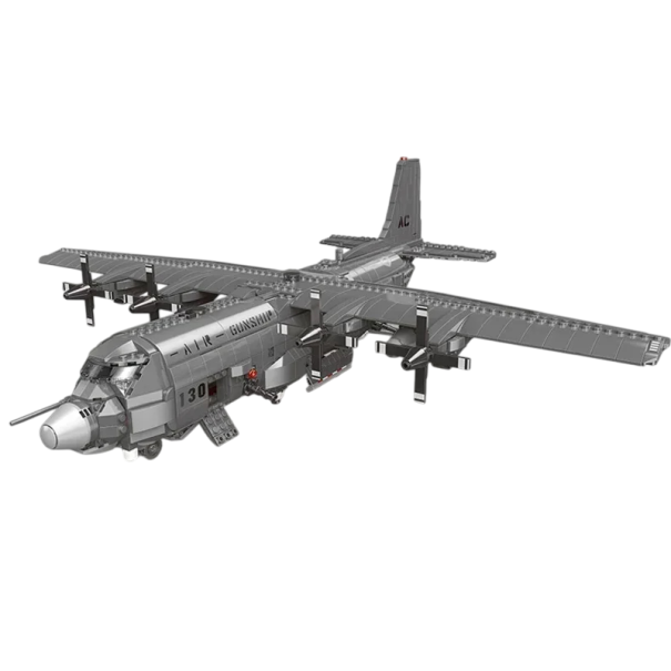 Maquette d'avion de combat militaire 1713 pièces 64,5 x 55,5 x 20 cm Modèle de chasseur pliable Avion militaire Décoration Jouet pour enfants 6+ 1