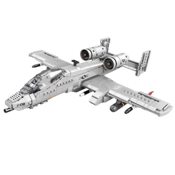 Maquette d'avion de combat militaire 961 pièces 40,5 x 40,5 x 8,8 cm Modèle de chasseur Avion militaire Décoration Jouet pour enfants 6+ 1