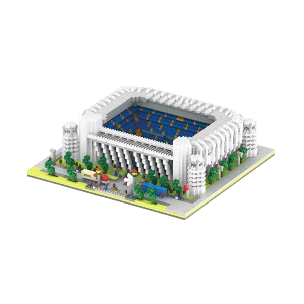 Maquette du stade de football de Madrid 4575 pièces 26 x 24 x 8 cm Modèle détaillé du stade Kit créatif pour les fans de football et les collectionneurs 1