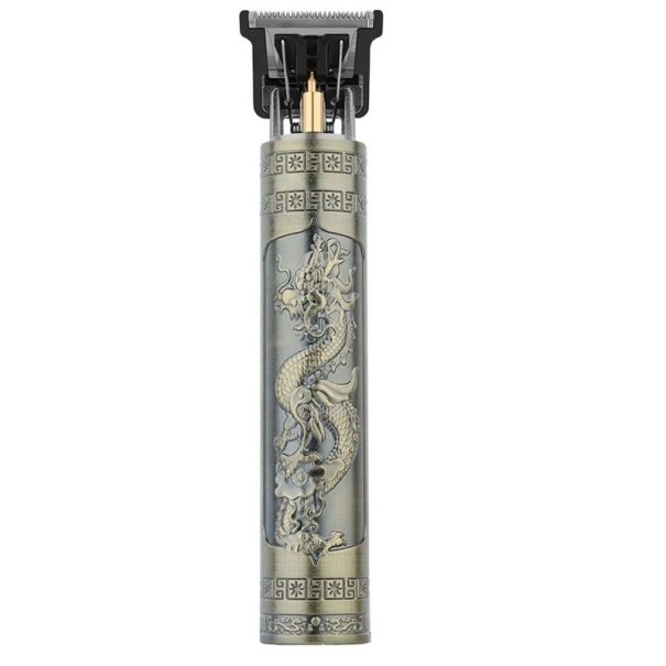 Máquina de barbear para cabelo e barba com 4 acessórios bronze