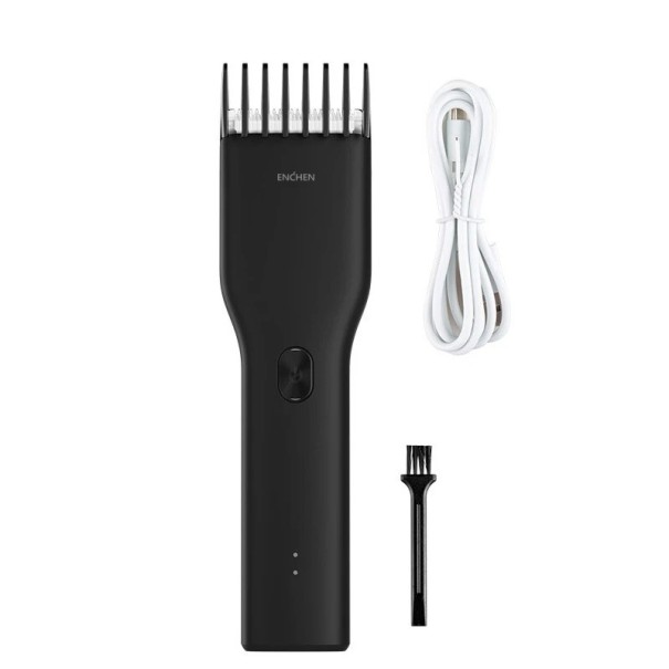 Máquina de cortar cabelo profissional elétrica Máquina de cortar cabelo recarregável para crianças e adultos Cabeça de corte deslizante ajustável preto