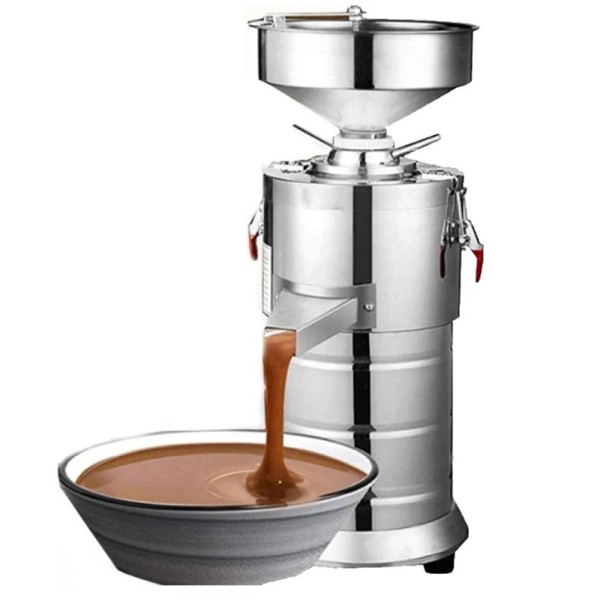 Máquina para hacer mantequilla de cacahuete, sésamo y almendras Robot de cocina silencioso de acero inoxidable 220 V 1100 W 27 x 27 x 46 cm 1