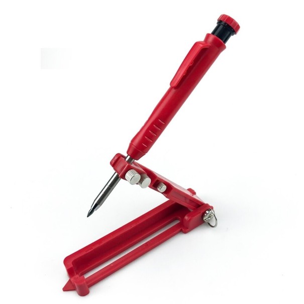 Marcador de contorno de profundidad rojo