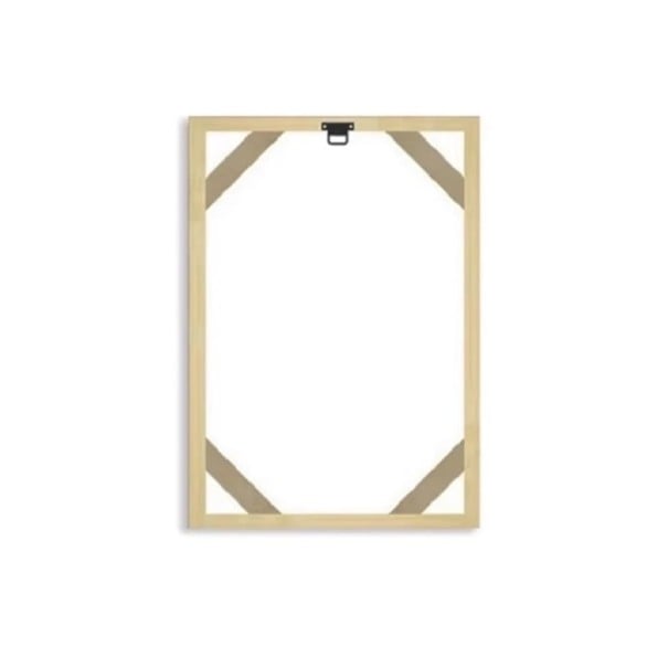 Marco de fotos de madera natural 40 x 60 cm Marco para lienzo 45 x 65 cm Marco colgante para fotografías y obras de arte Montaje DIY decoración 1