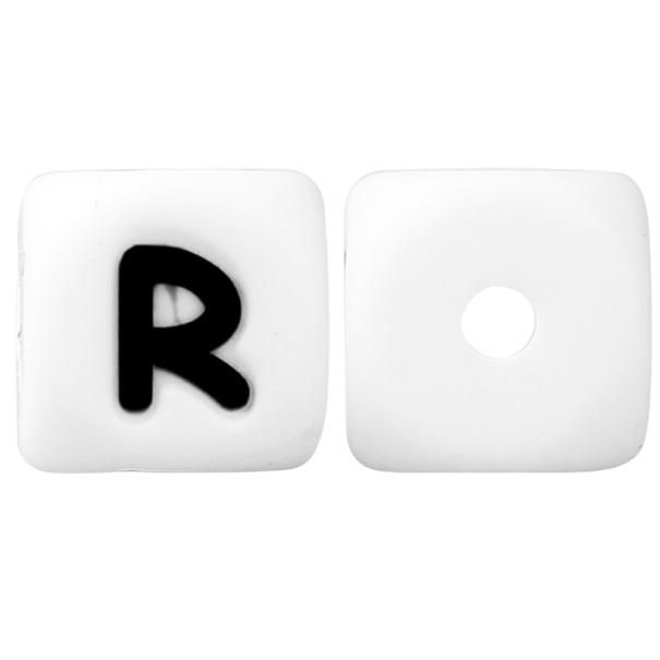 margele din silicon alfabet 10 buc 18