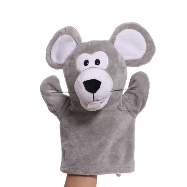 Marionnette en peluche souris 1