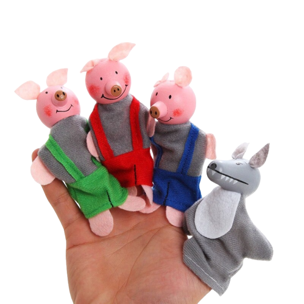 Marionnettes à doigts 4 pcs 1