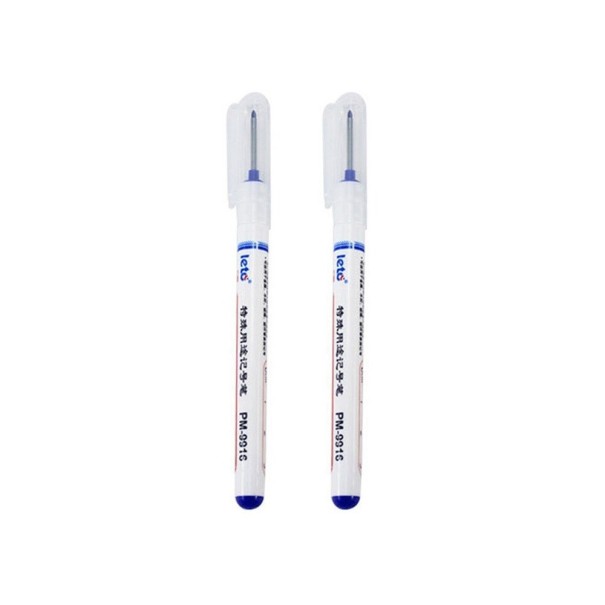Marker mit langer Spitze 2 Stk blau