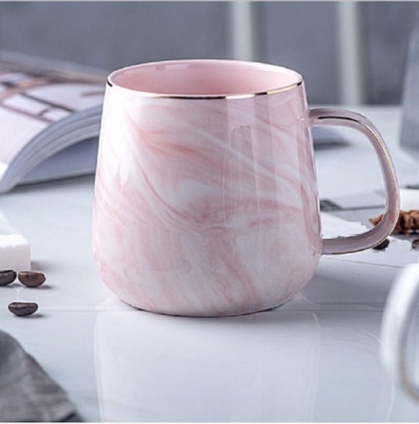 Marmoreret krus rosa