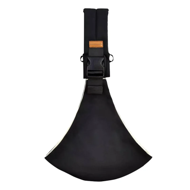 Marsupiu de siguranță pentru copii mici, pe lateral, peste umăr, curea ergonomică reglabilă, suport pentru purtarea bebelușului, desfășurare rapidă în aer liber negru