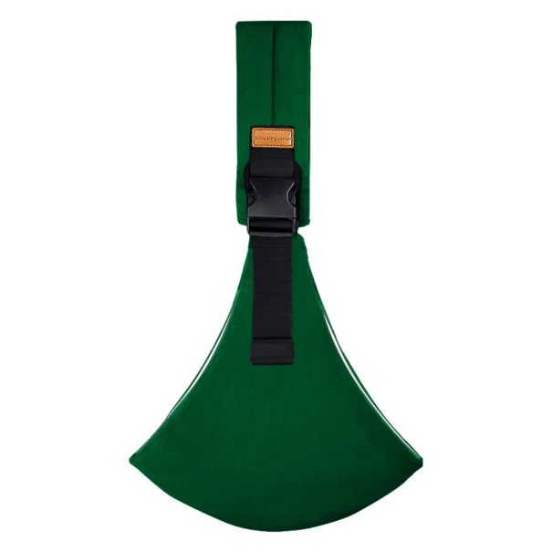Marsupiu de siguranță pentru copii mici, pe lateral, peste umăr, curea ergonomică reglabilă, suport pentru purtarea bebelușului, desfășurare rapidă în aer liber verde