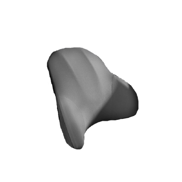 Masajeador de espalda para coche y oficina Almohada de masaje para coche Reposacabezas vibratorio Masajeador universal gris