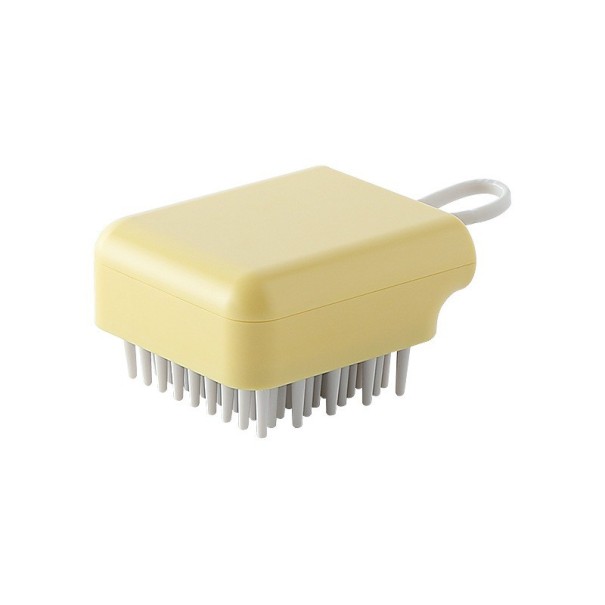 Masážna kefa na hlavu T950 žltá