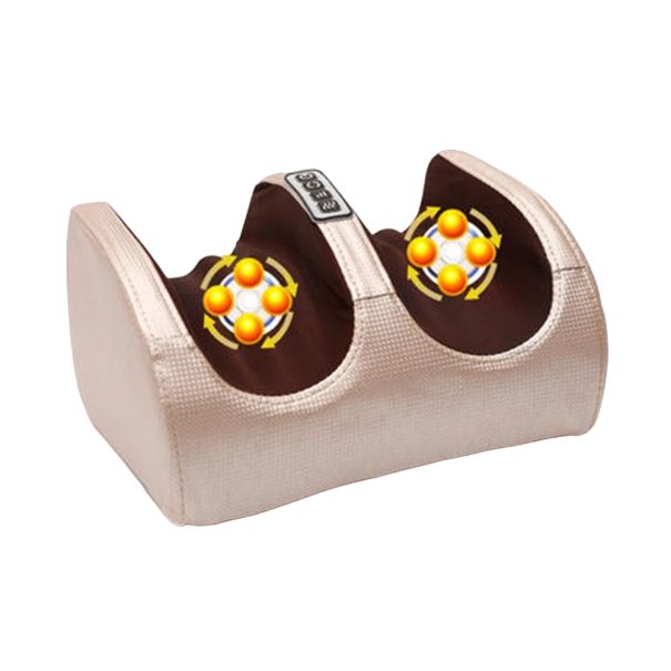 Masážní přístroj na nohy s tepelnou terapií zlatá