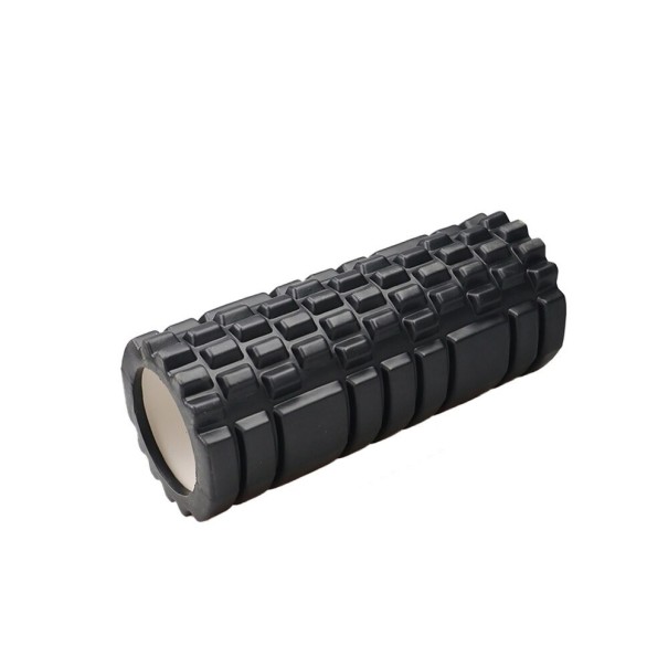 Masážny valec foam roller čierna 26 cm x 8,5 cm