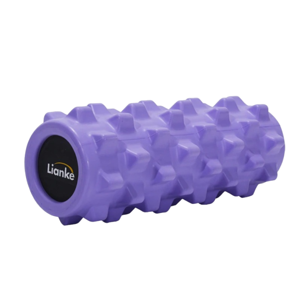 Masážny valec na uvoľnenie svalov Odolný penový valec na myofasciálnu masáž 33 x 12,5 cm fialová
