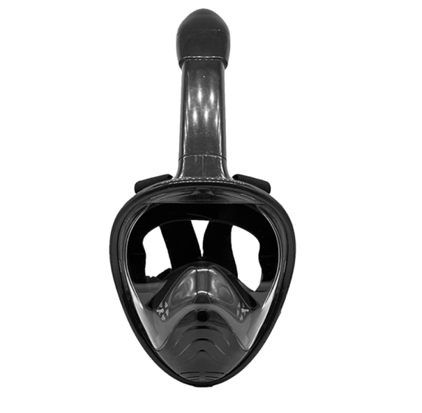 Mască de snorkeling pentru copii Mască de scufundări Mască de snorkeling cu față completă 14,5 x 12 cm negru