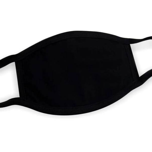 Máscara de media cara de invierno de algodón negra unisex, máscara bucal acolchada, protección contra el frío, el viento y el polvo, uso cómodo 1