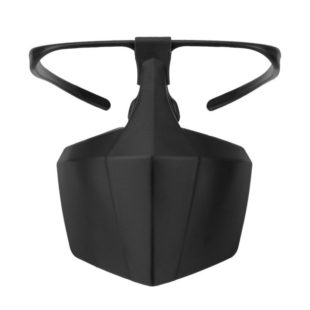 Máscara de proteção facial para moto preto