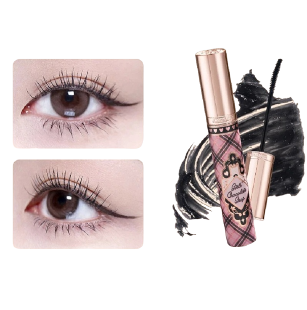Mascara with Optical Lash Lengthening Elegant Mascara with Silk Fibres Long-Lasting Volumising Mascara black