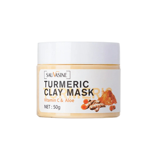 Mascarilla facial de cúrcuma Mascarilla de arcilla de limpieza profunda Mascarilla facial con vitamina C Mascarilla facial antiacné 50 g Cuidado 1