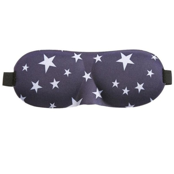 Maschera da sonno 3D con stelle 1