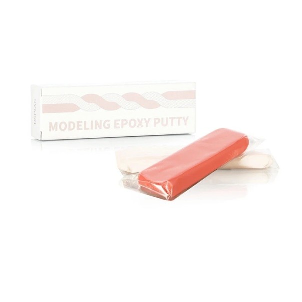 Masilla epoxi para modelado para ajustes y reparaciones de modelos, moldeable a mano, alta resistencia, material de color rojo