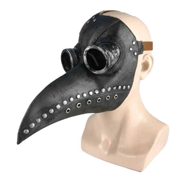 Maska morového doktora Halloweenská maska Maska na karneval Cosplay morového doktora 1