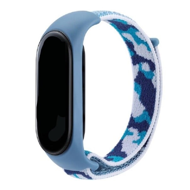 Maskáčový řemínek pro Xiaomi Mi Band 5 / 6 světle modrá