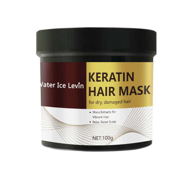 Masque à la kératine pour cheveux secs et abîmés 100 g Régénération profonde Restauration de la structure capillaire Nutrition et hydratation Soin 1