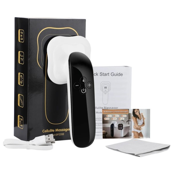 Massageapparaat voor lichaamsversteviging en huidverjonging met roodlichttechnologie en instelbare intensiteit 17 x 7,5 x 5,5 cm 1