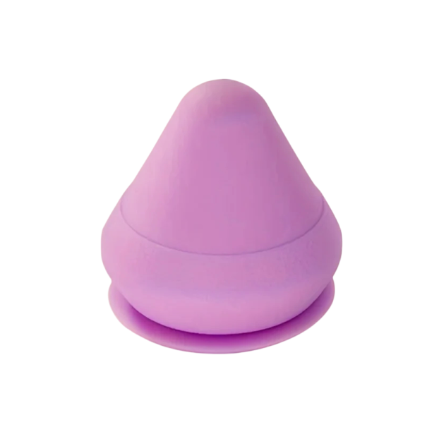 Massagekon för att lindra muskelspänning 7,5 cm x 8 cm, kompakt design för massage av hela kroppen rosa