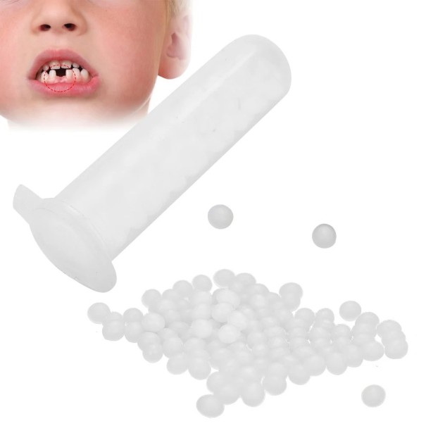 Masse à remplissage temporaire de dent 8 g Remplissage dentaire temporaire Réparation dentaire d'urgence Application facile Sûre pour la bouche Masse 1