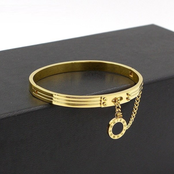 Massives Damenarmband H314 silbern