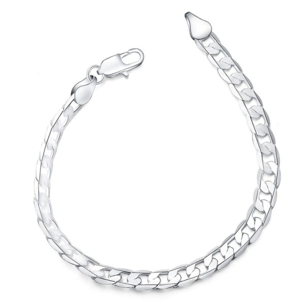 Massivt kedjearmband för kvinnor 10 mm