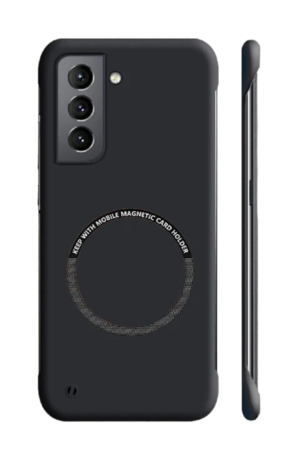 Mat beskyttende cover med MagSafe-understøttelse til Samsung Galaxy S23 Plus sort