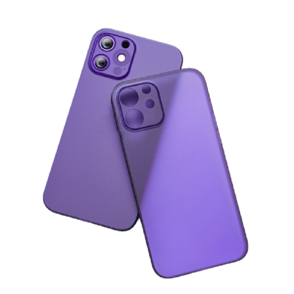 Mat beskyttende cover til iPhone 7 lilla