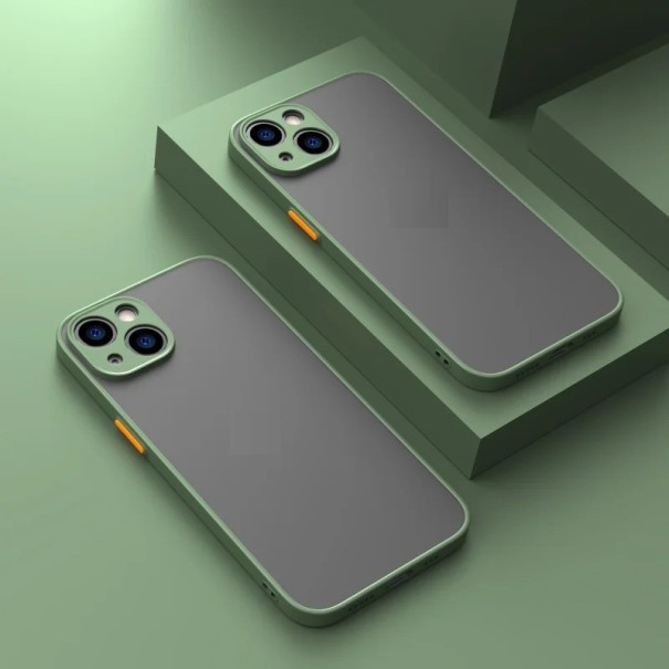 Mat Case de Protection pour iPhone 15 Pro vert clair