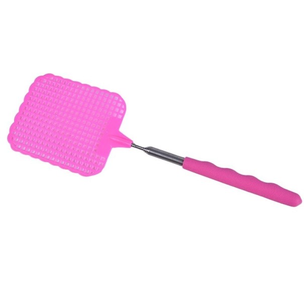 Matamoscas telescópico rosa