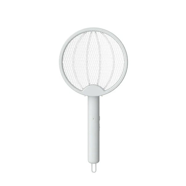 Matamosquitos eléctrico 2 en 1, 50 x 23 cm, recargable por USB, lámpara redonda para insectos, luz morada, trampa para insectos plegable 1