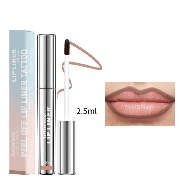 Matita per labbra waterproof 2,5 ml Effetto opaco a lunga durata Contorno preciso Labbra definite Resistente allo sbavamento Tenuta per tutto il giorno Brow