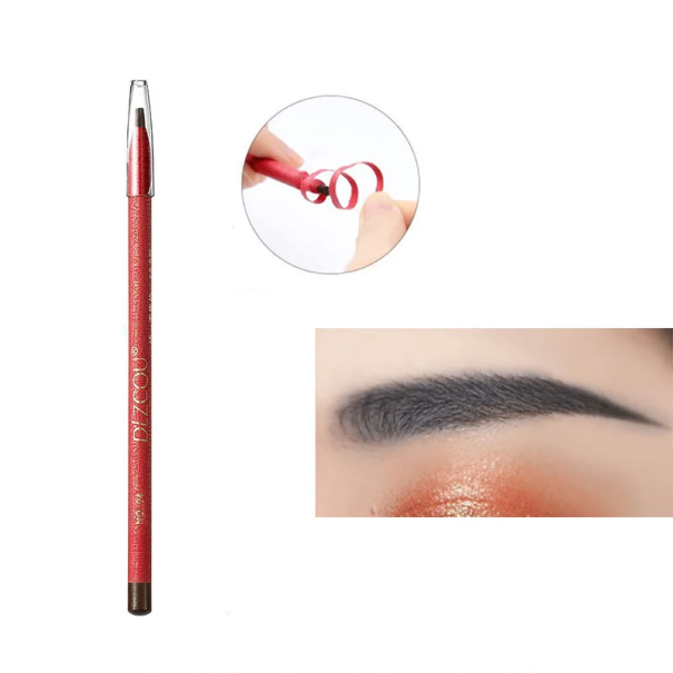 Matita per sopracciglia waterproof Effetto duraturo Tratto preciso Resistente allo sbavamento Texture fine Facile applicazione Aspetto naturale nero