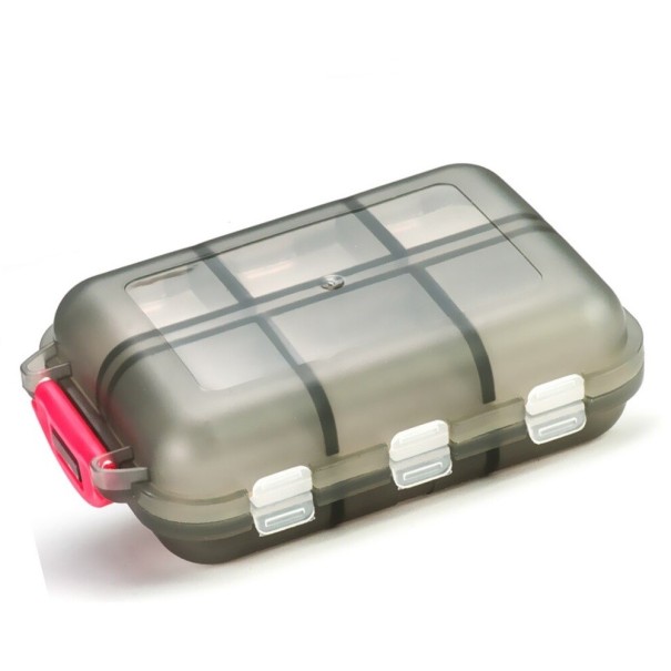 Matkalääkeannostelija tummanharmaa